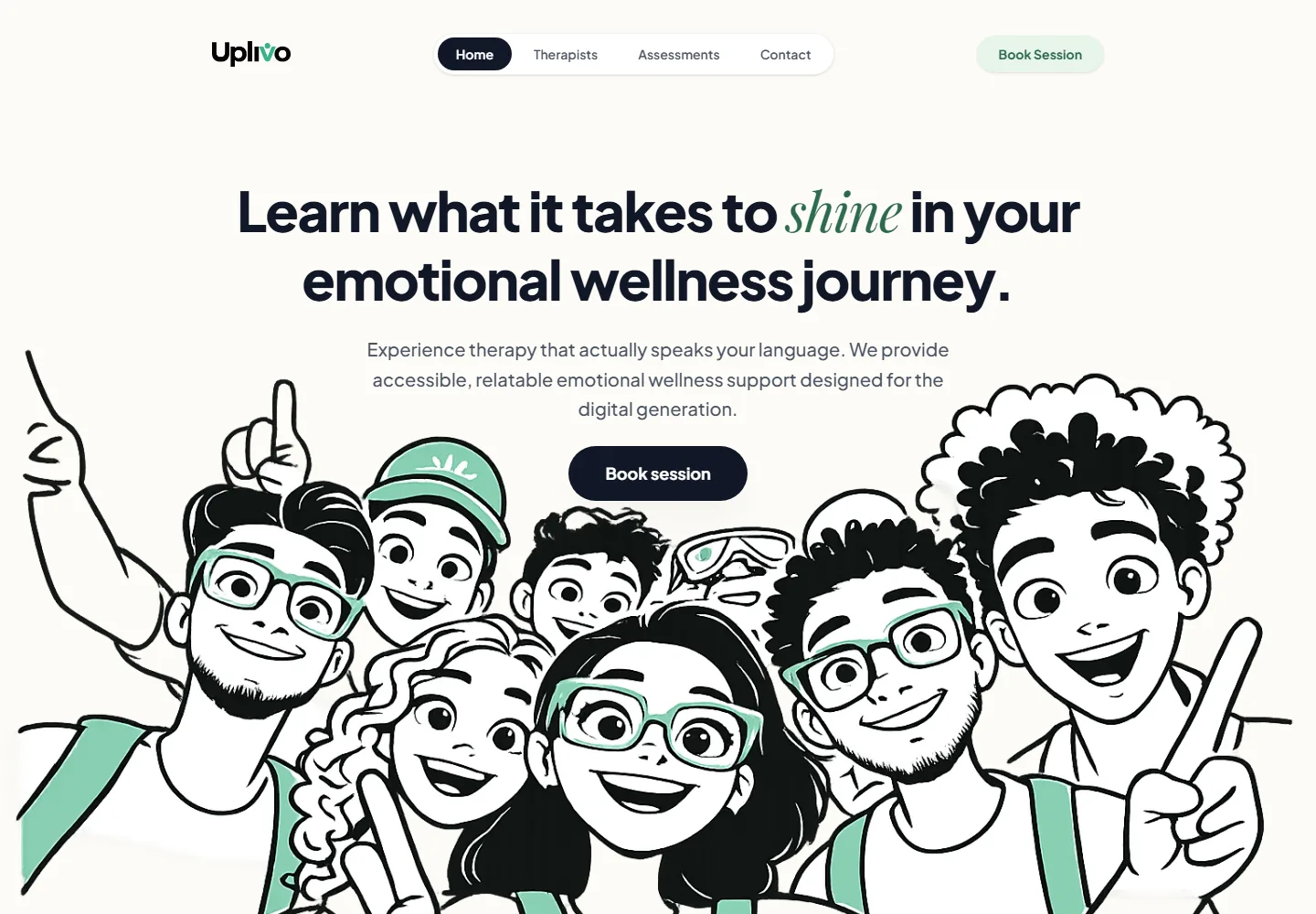 Uplivo — desktop introduction